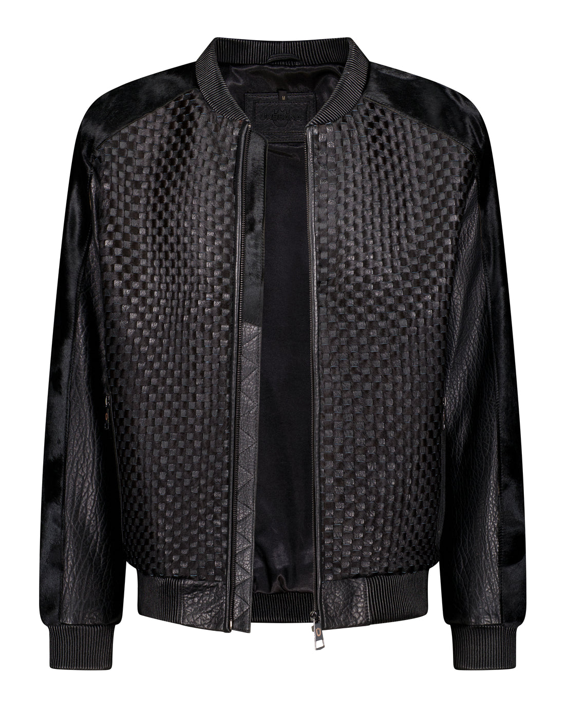 Horsehair Leather Jacket - Black
