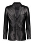 De Niro - Black Leather Blazer - Leather Jacket by Urbbana