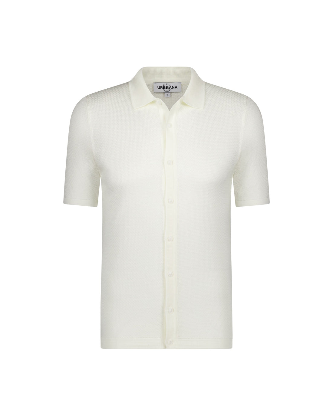 The Brando Knitted Polo Shirt - White