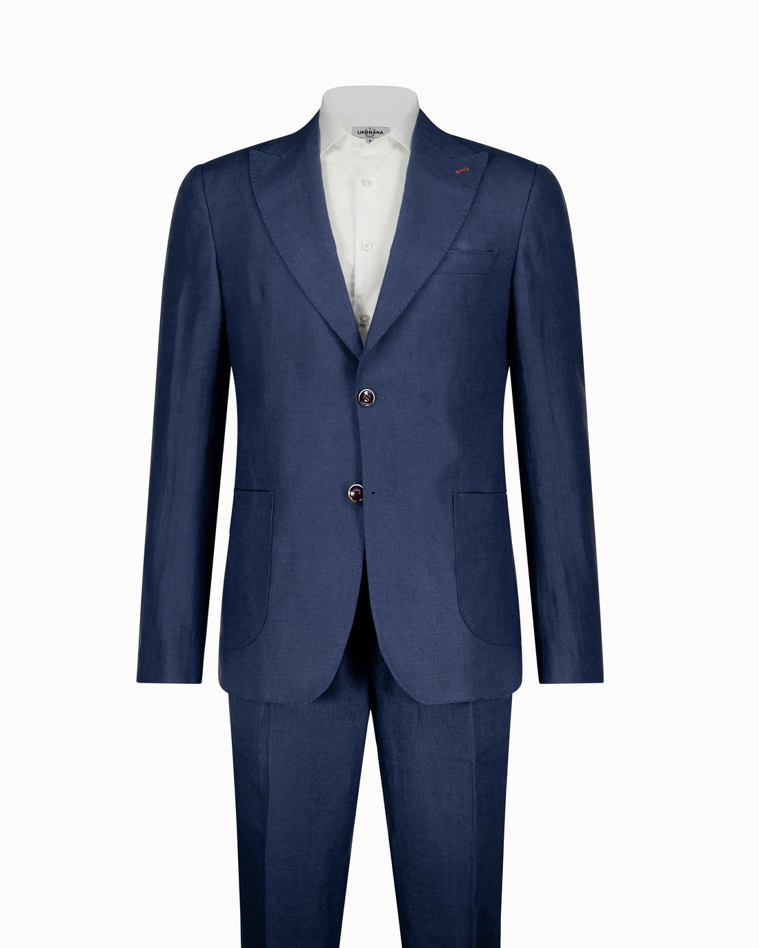 Sonny Linen Suit - Navy - by Urbbana