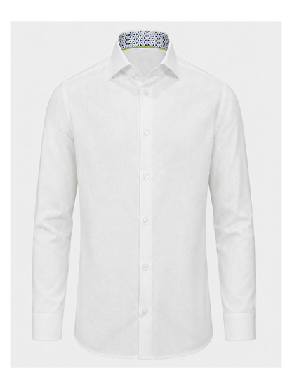Byblos Linen Shirt White product image, enlarged portrait framing