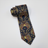 The Verona Tie - silk tie laid flat on light grey background