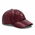 Nuno Python Skin Cap - Burgundy - View 1 - URBBANA