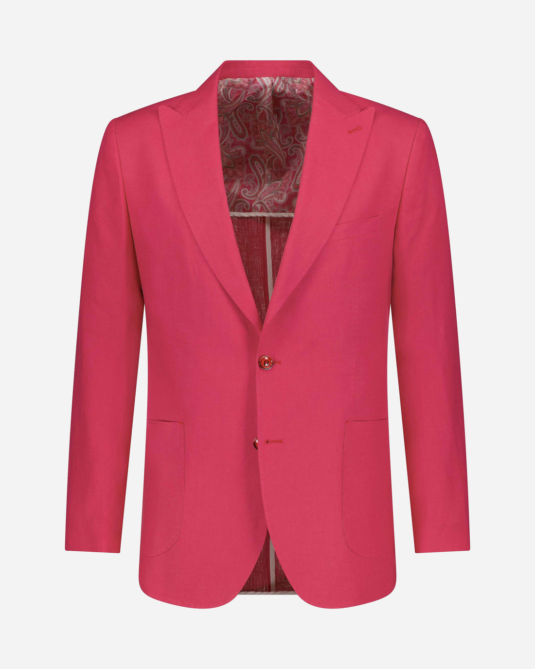 The Etreta Linen Jacket - Fushia