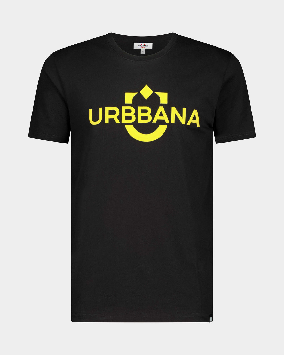 3D Rubber Embossed URBBANA T Shirt - Black/Gold - t-shirt by Urbbana