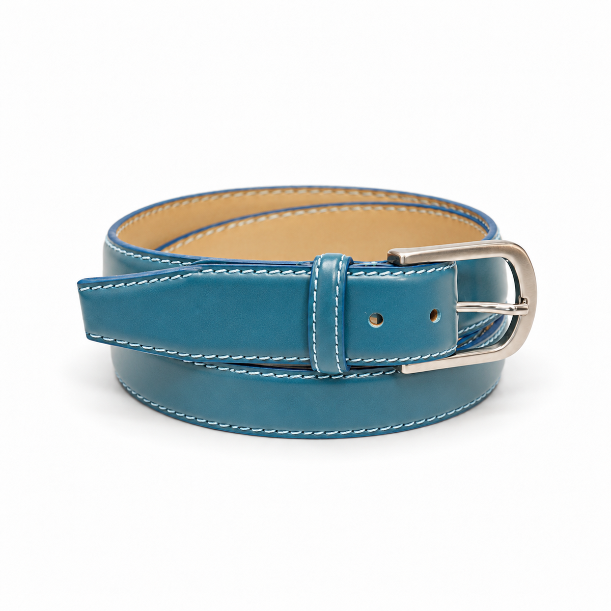 The Rami Belt - Teal Blue — studio product view