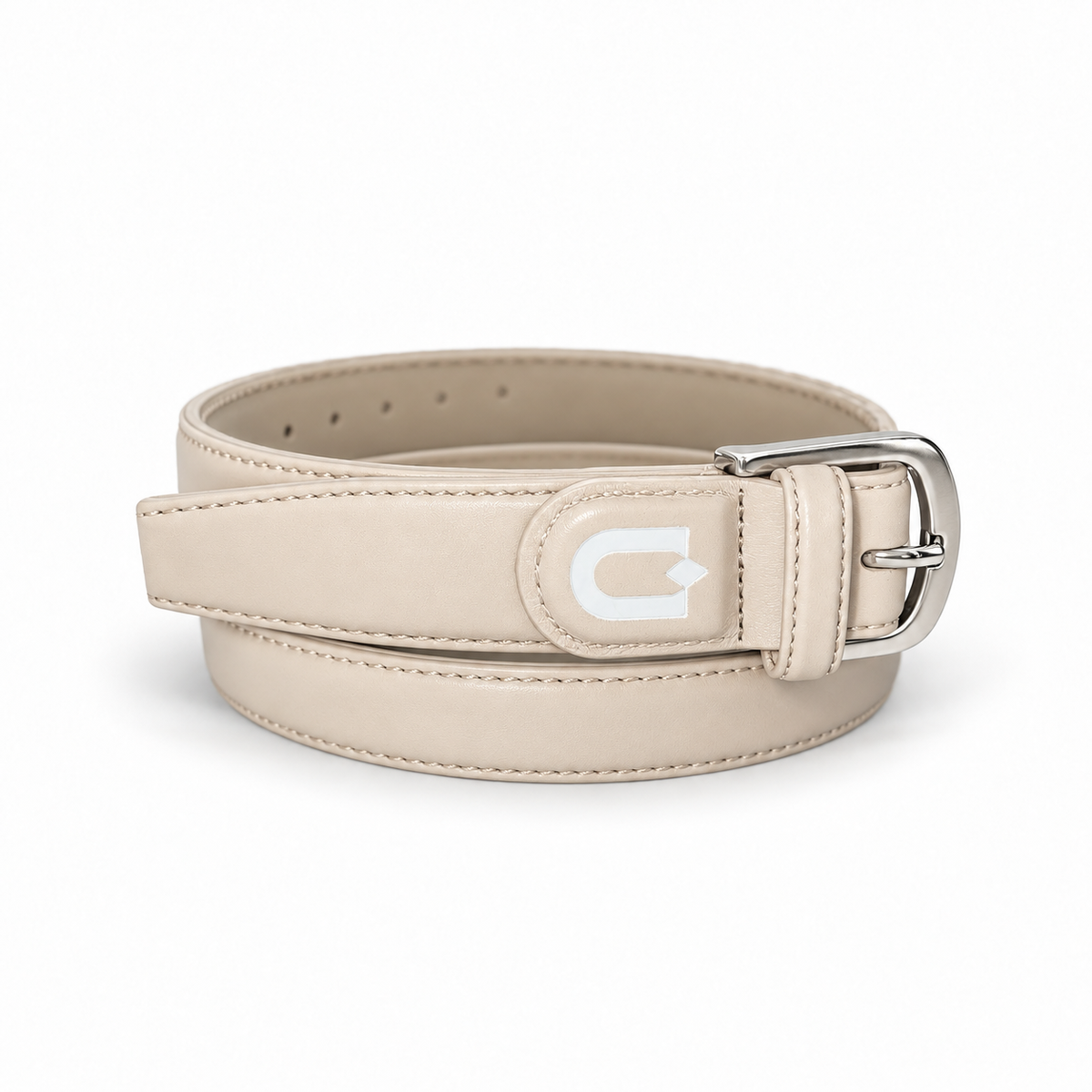 The U Belt - Beige — studio product view