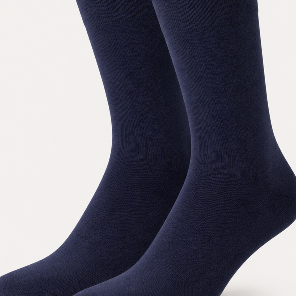 Detail view of Blue dress socks by URBBANA