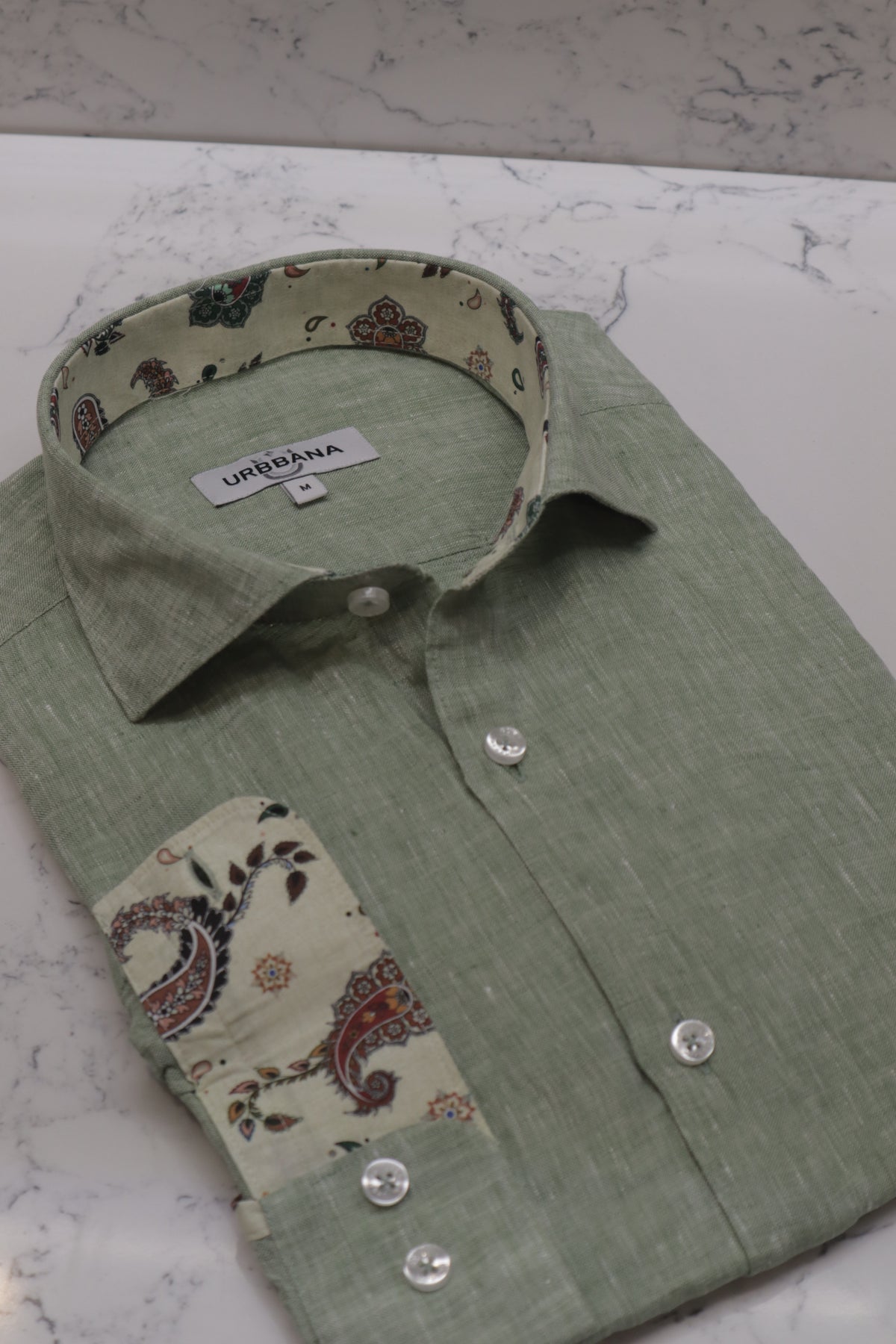 URBBANA Byblos linen shirt.