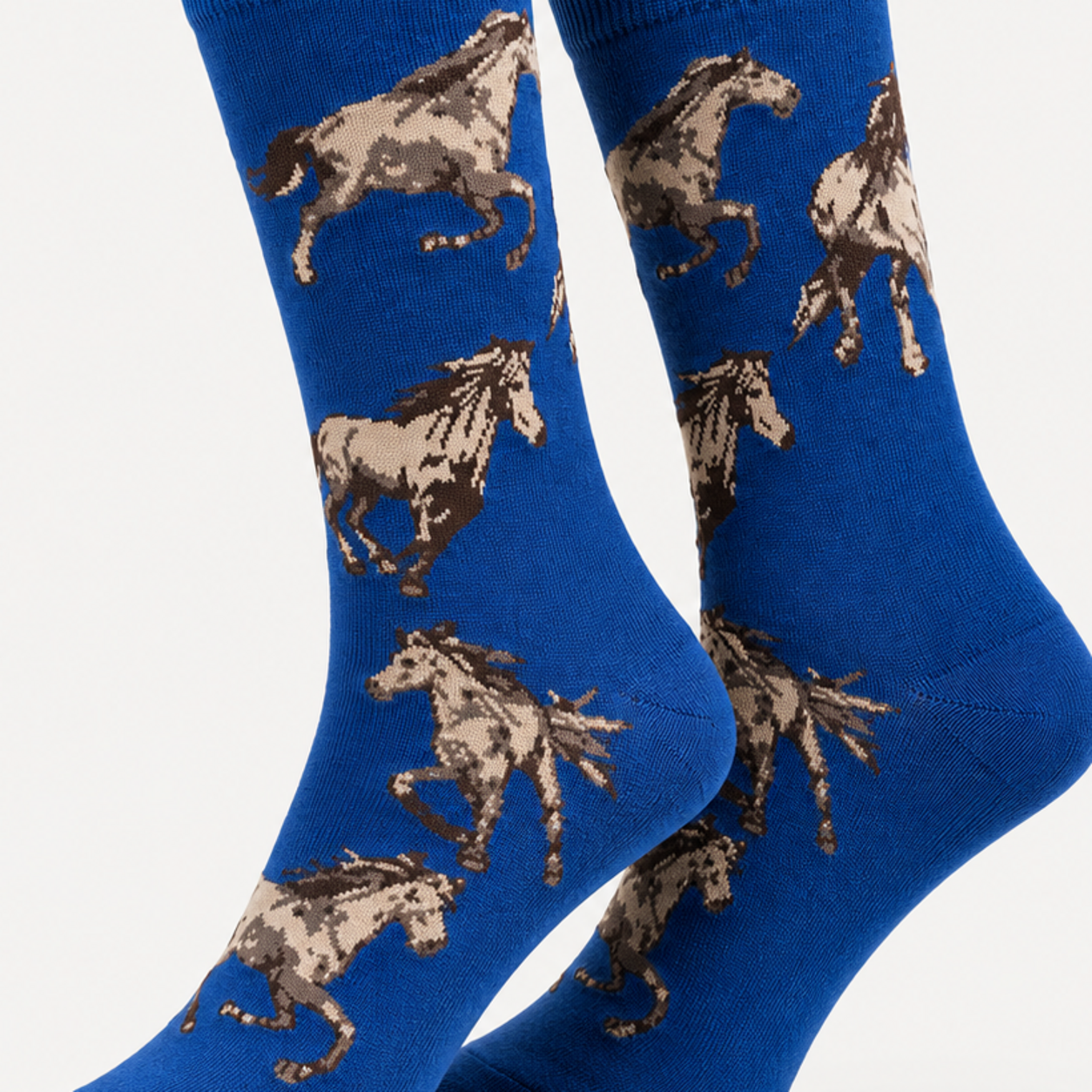 Detail view of Cavalla equestrian dress socks by URBBANA