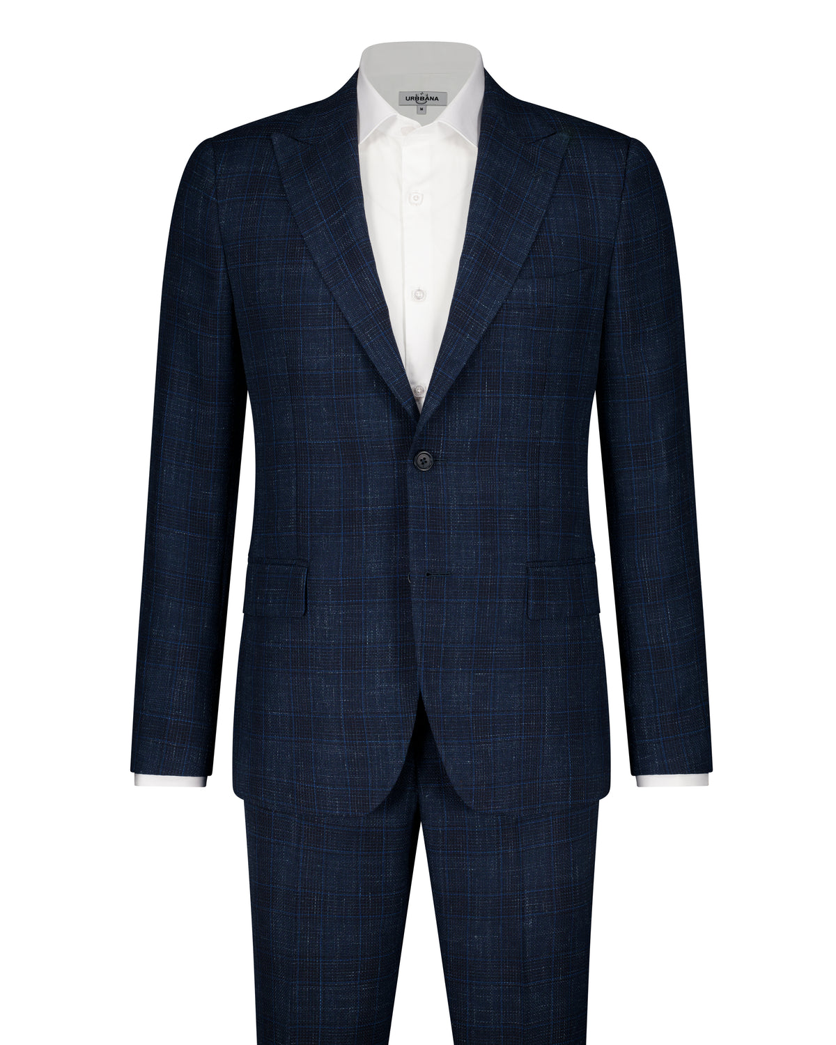 Ceaser Loro Piana Linen Cloth Suit - Navy - Made In Italy - Suit by Urbbana