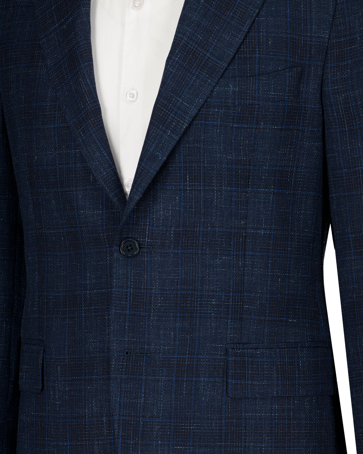 Ceaser Loro Piana Linen Cloth Suit - Navy - Made In Italy - Suit by Urbbana