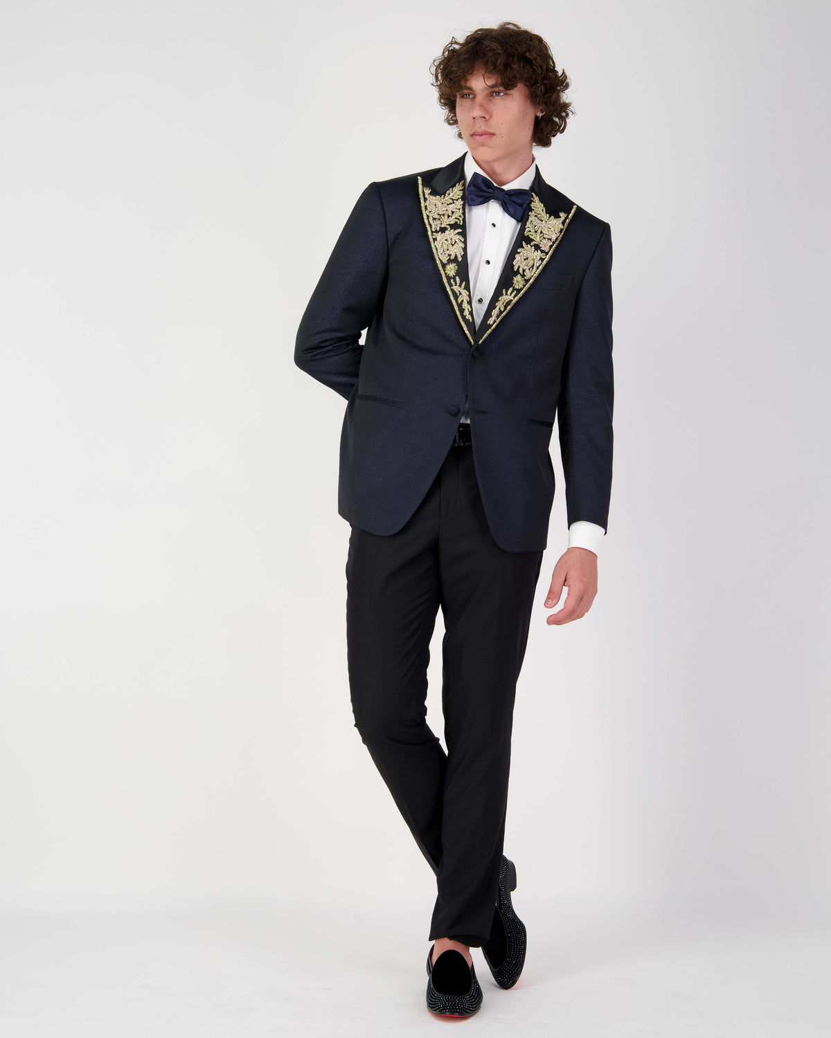 URBBANA Gold Laurel occasion jacket.