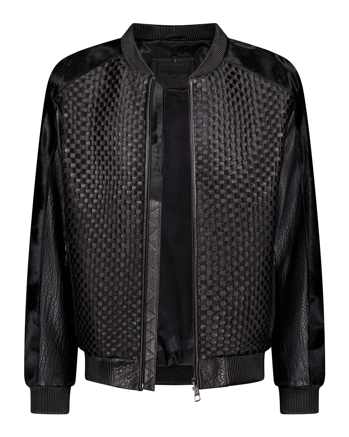URBBANA horsehair leather jacket.