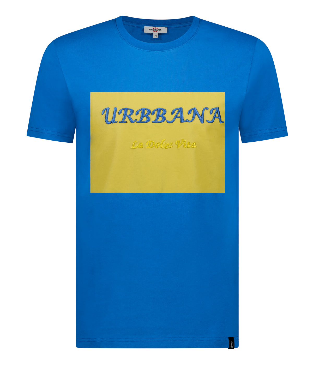 URBBANA La Dolce Vita sax-blue flag T-shirt.