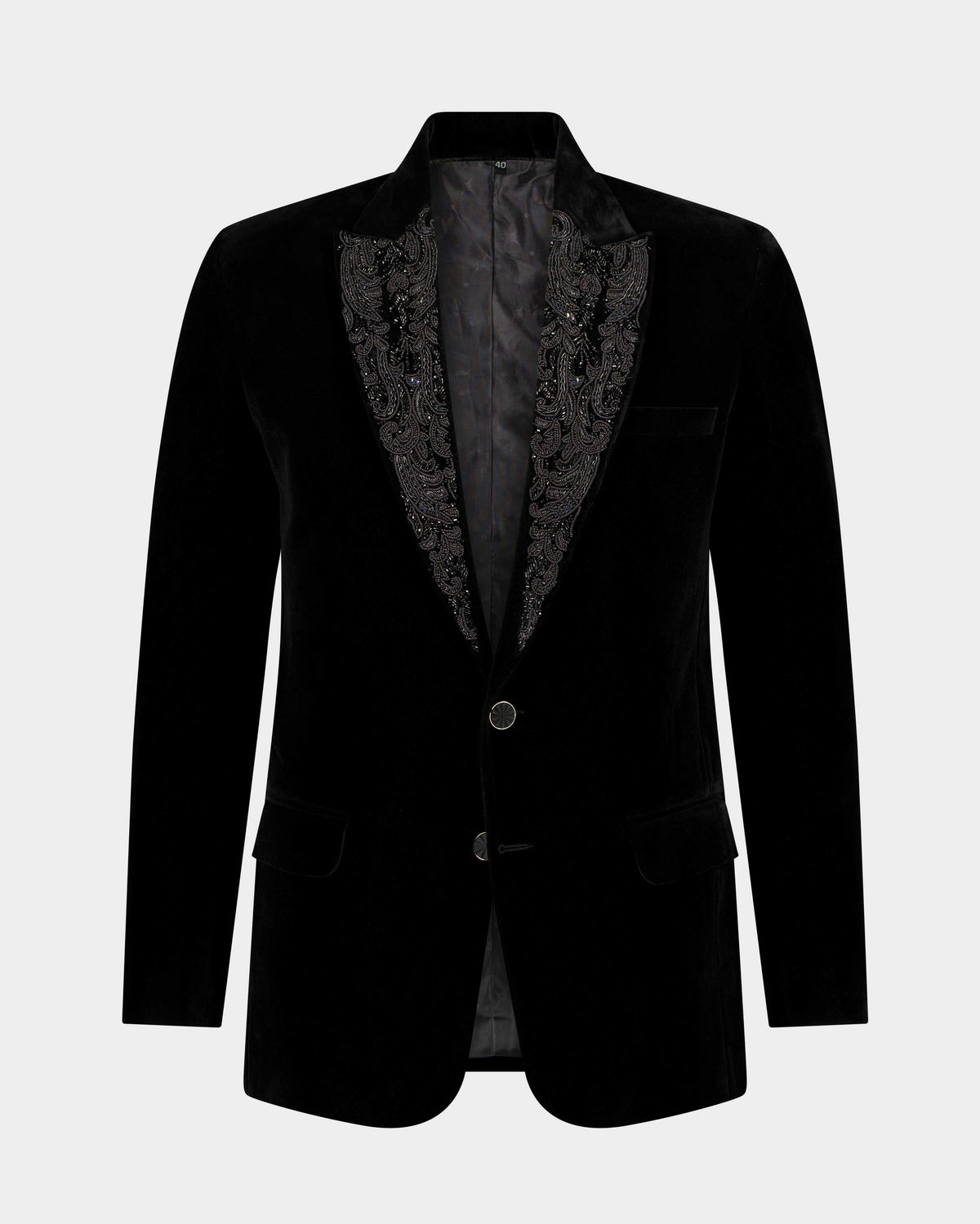 URBBANA Nitak crystal-beaded jacket.
