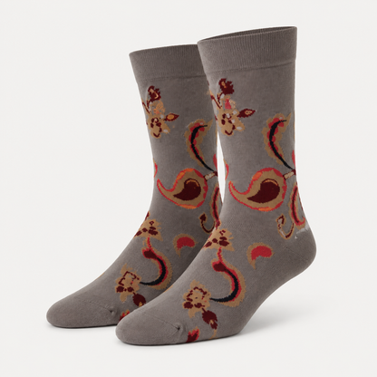 Pavia dress socks by URBBANA on a light grey studio background