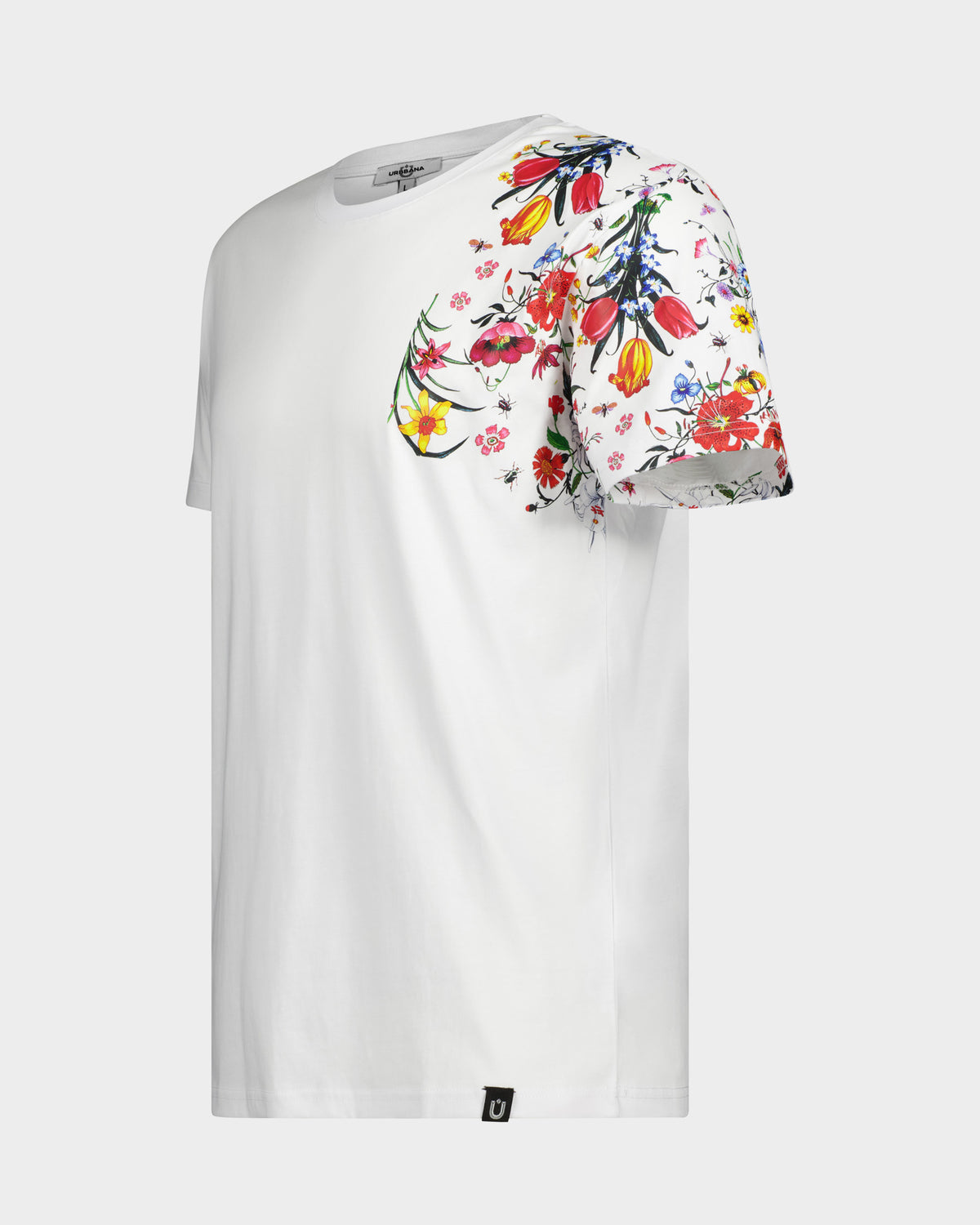 URBBANA unique-design T-shirt.