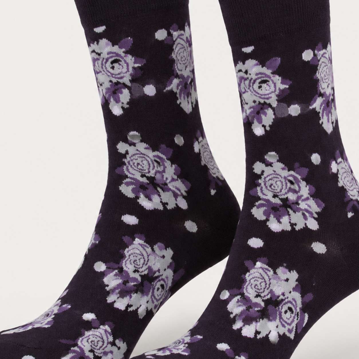 Detail view of Xavier dress socks by URBBANA