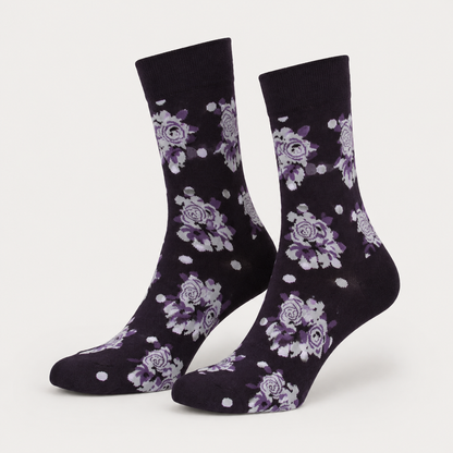 Xavier dress socks by URBBANA on a light grey studio background