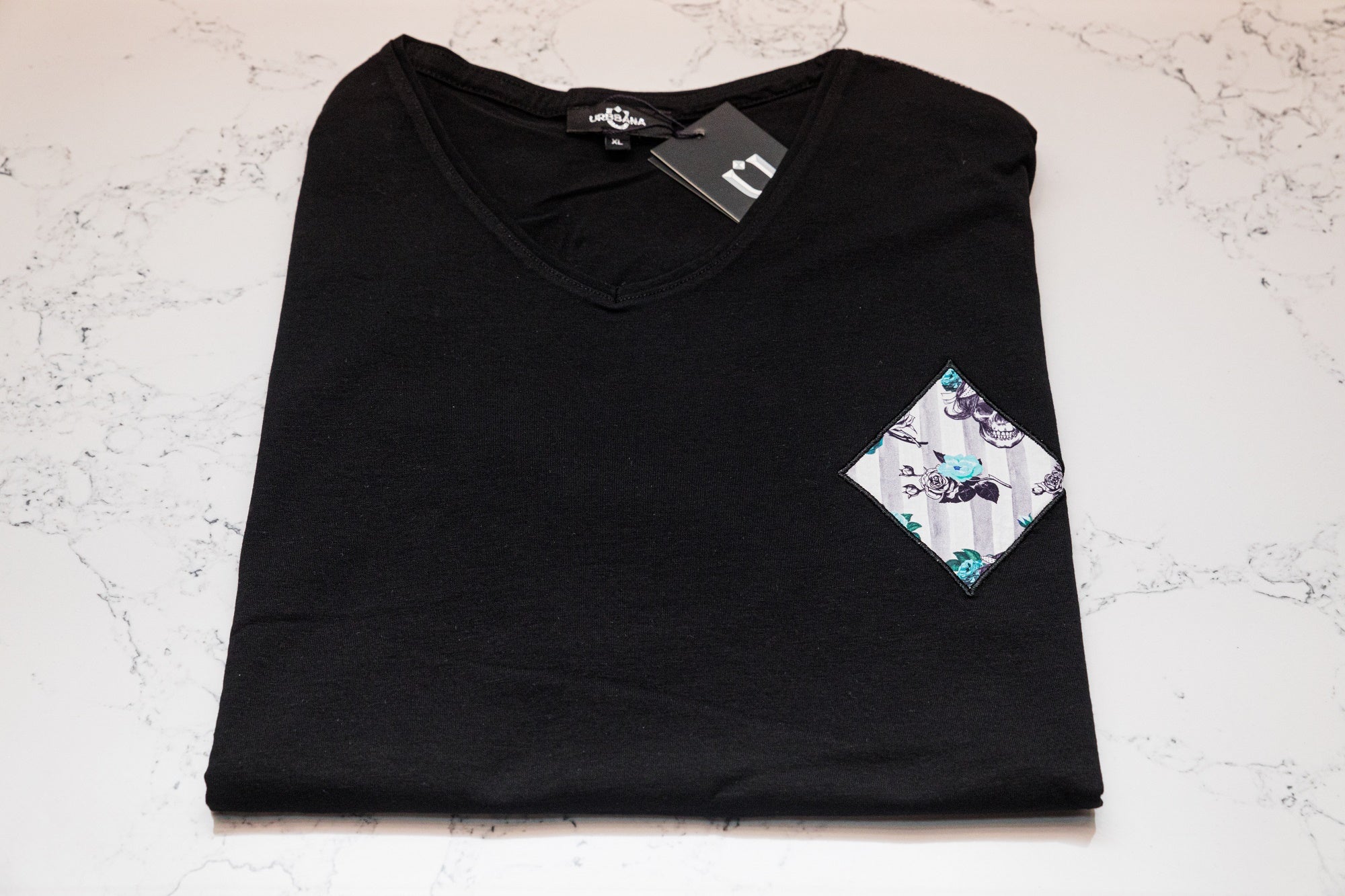The Diamond T-Shirt - Black - t-shirt by Urbbana