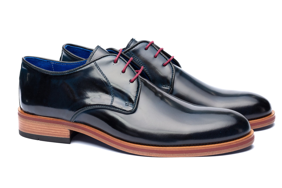 The Wellington Shoes - Navy - Luxury Shoes by Urbbana