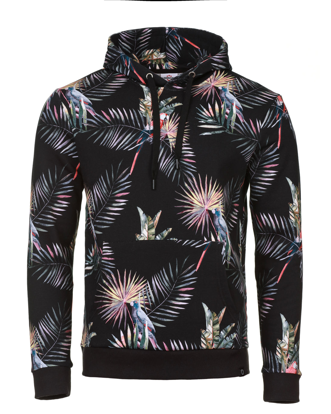 Tropical Hoodie - Black - Sweater by Urbbana