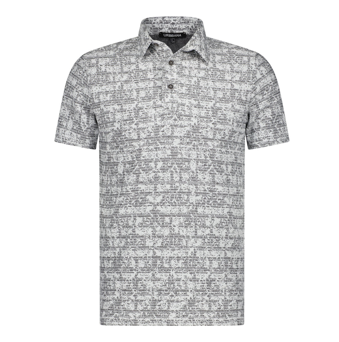 The Palermo Knitted Polo Shirt - Mid Grey