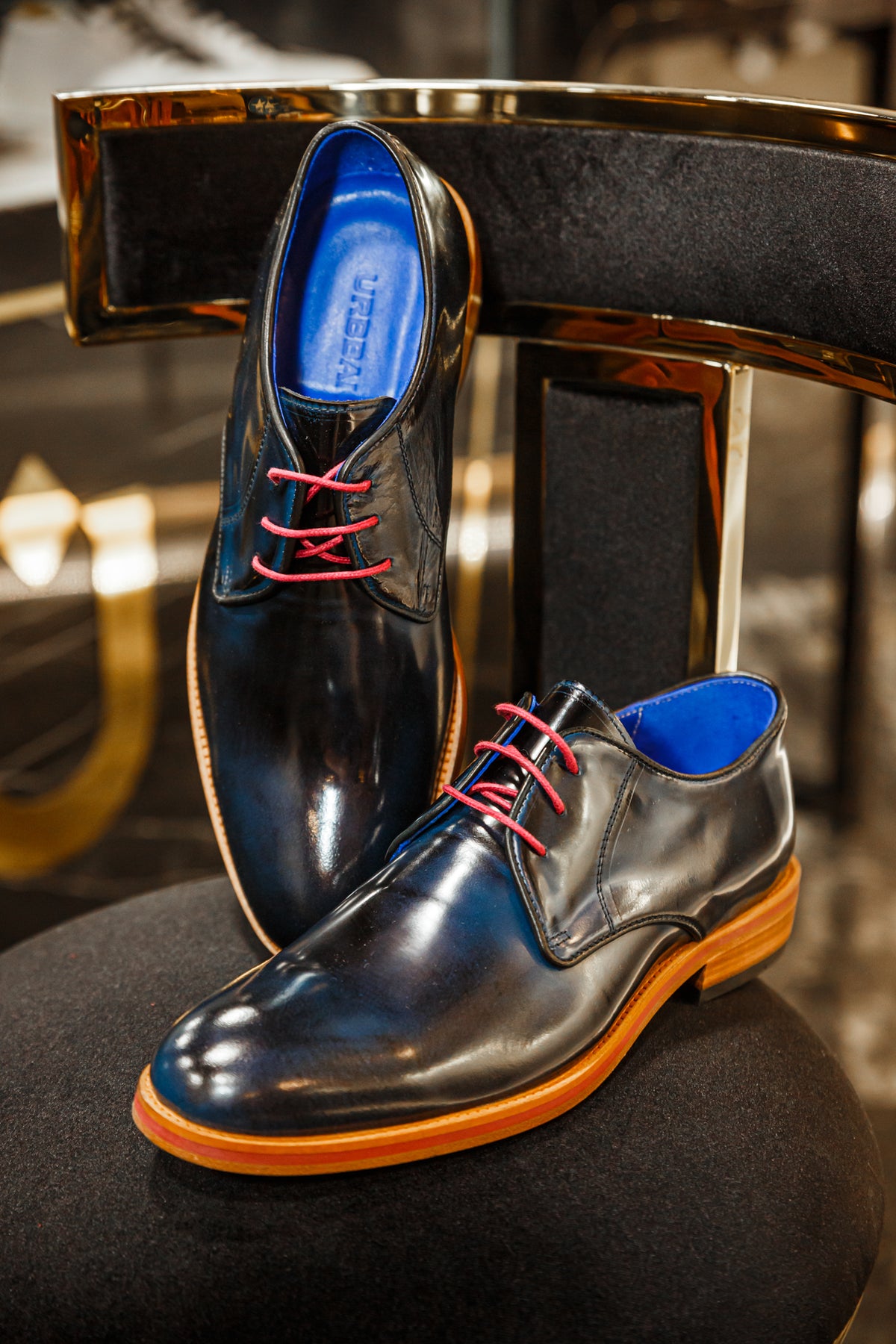 The Wellington Shoes - Navy - Shoes by Urbbana -  Fashion-Forward Men