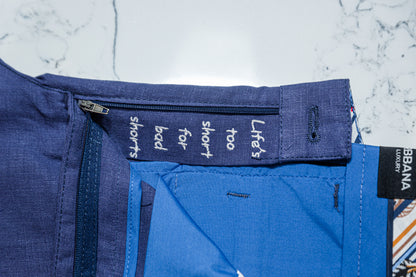 The Nuno Linen Shorts - Purple -  by Urbbana