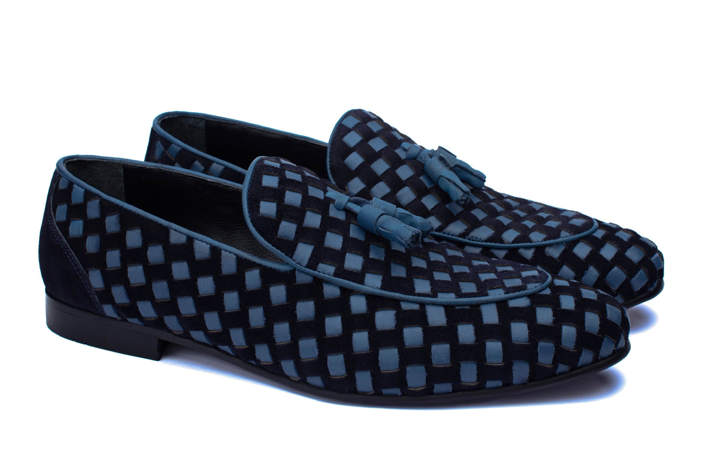 The Braided Loafers - Navy - Loafers by Urbbana