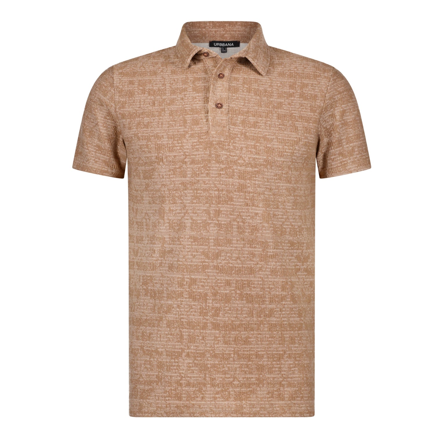 The Palermo Knitted Polo Shirt - Tan