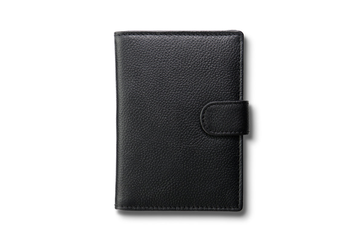 The Passport Wallet - Black - URBBANA Luxury Wallet Collection