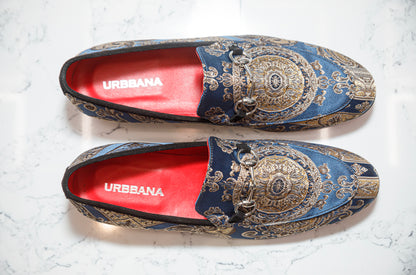 The Baroque Loafers - Blue