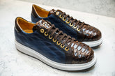 The Danilo Python Sneakers - Brown & Navy - Sneaker by Urbbana