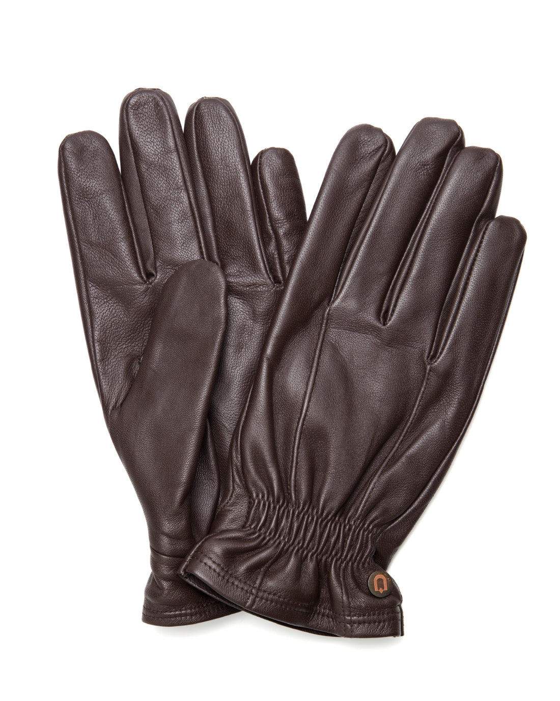 Lambskin Leather Gloves - Brown - Gloves by Urbbana