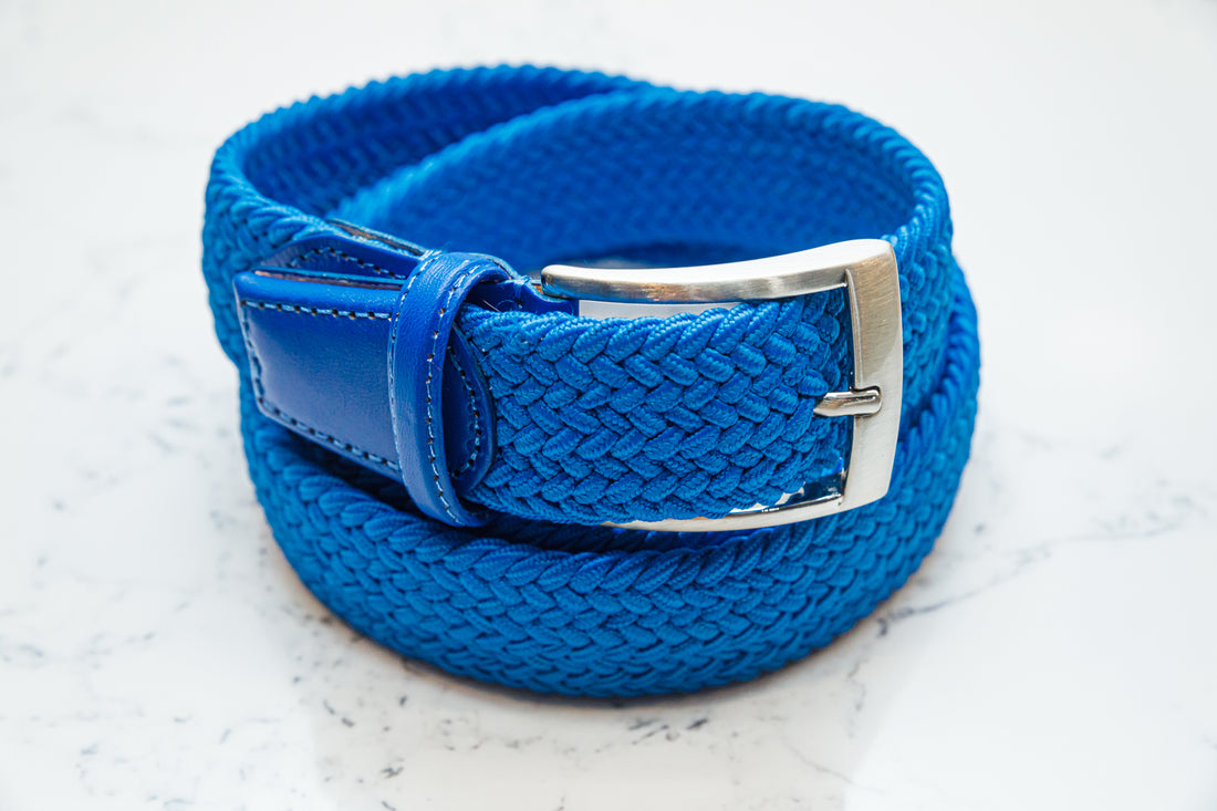 The Uno Casual Belt - Electric Blue - Belt by Urbbana