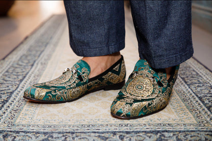 The Baroque Loafers - Green