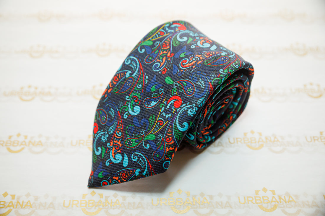 The Leno Silk Tie - Made in Italy - URBBANA Handmade Luxury Silk Ties