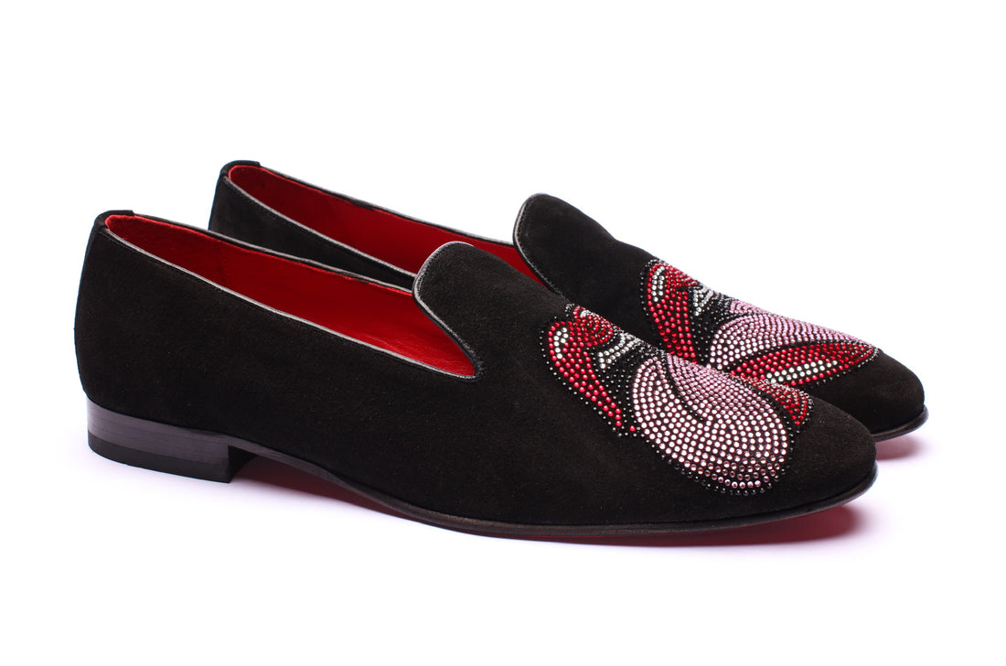 The Pink Tongue Diamond Loafers