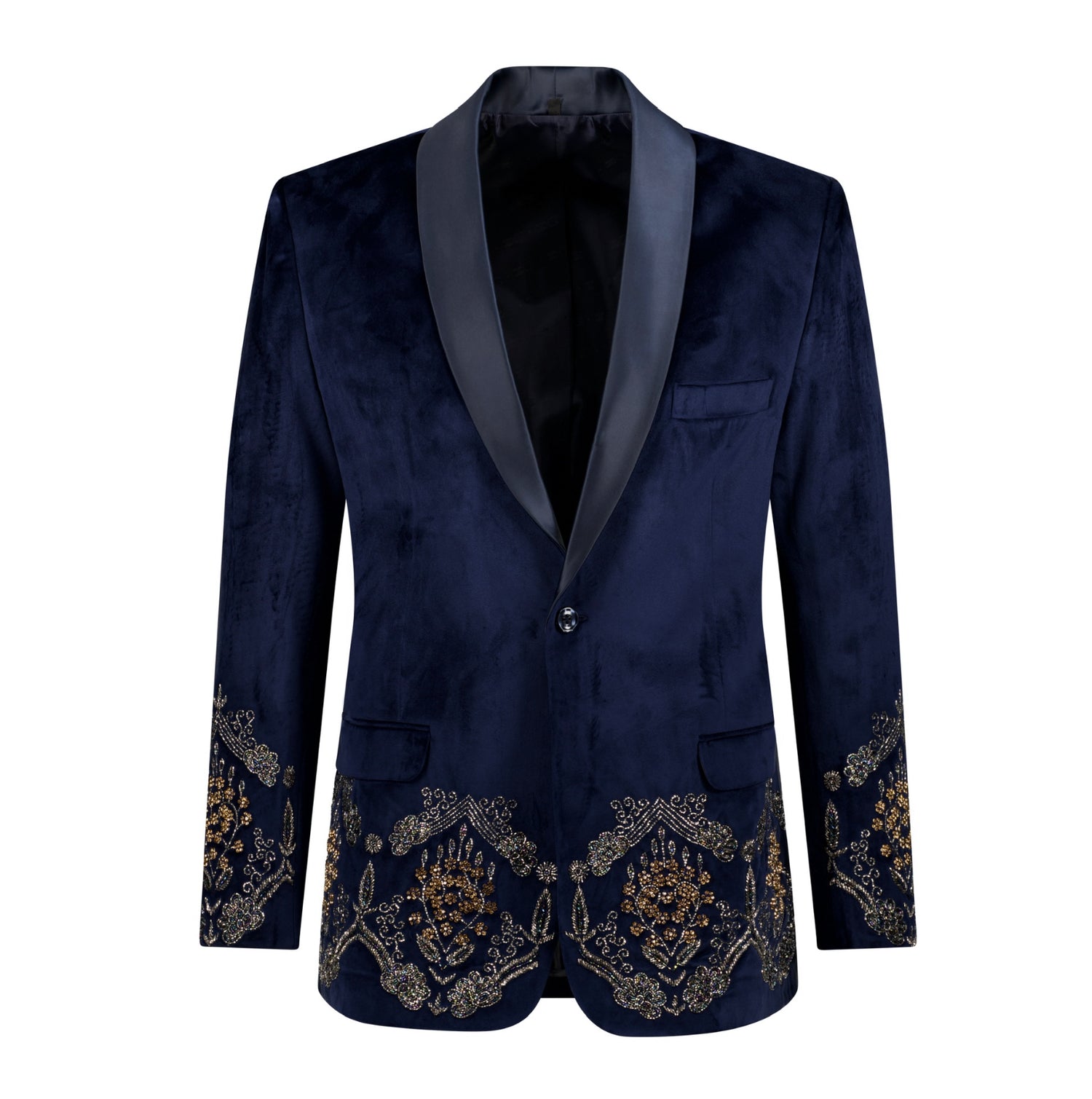 The Amalfi Crystal Beaded Jacket - Jacket by Urbbana