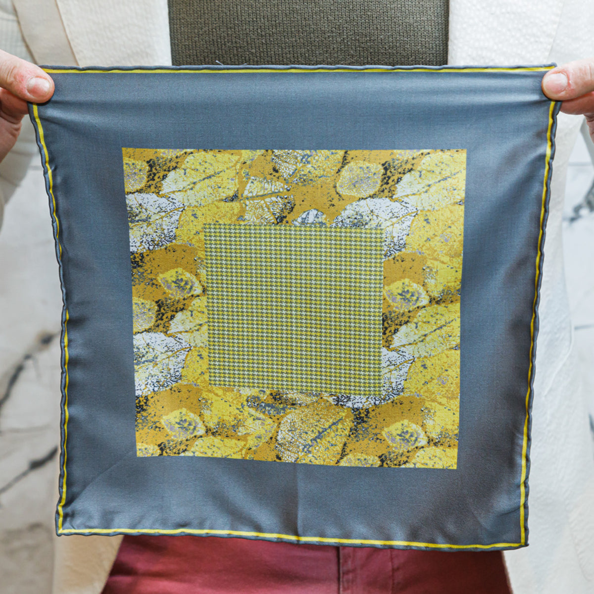 Pocket Square - Organised Chaos - URBBANA Pocket Square Collection