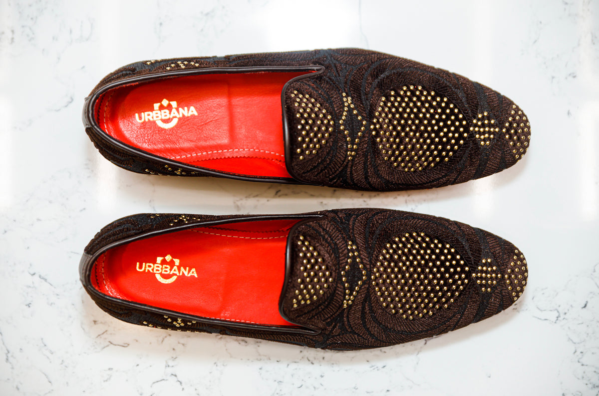 The Tuvan Diamond Loafers - Brown - Loafers by Urbbana